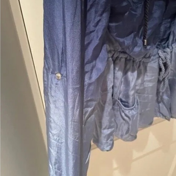 Ombré watercolor utility jacket with Epaulets size m young fabulous & broke Yfb - Picture 4 of 7